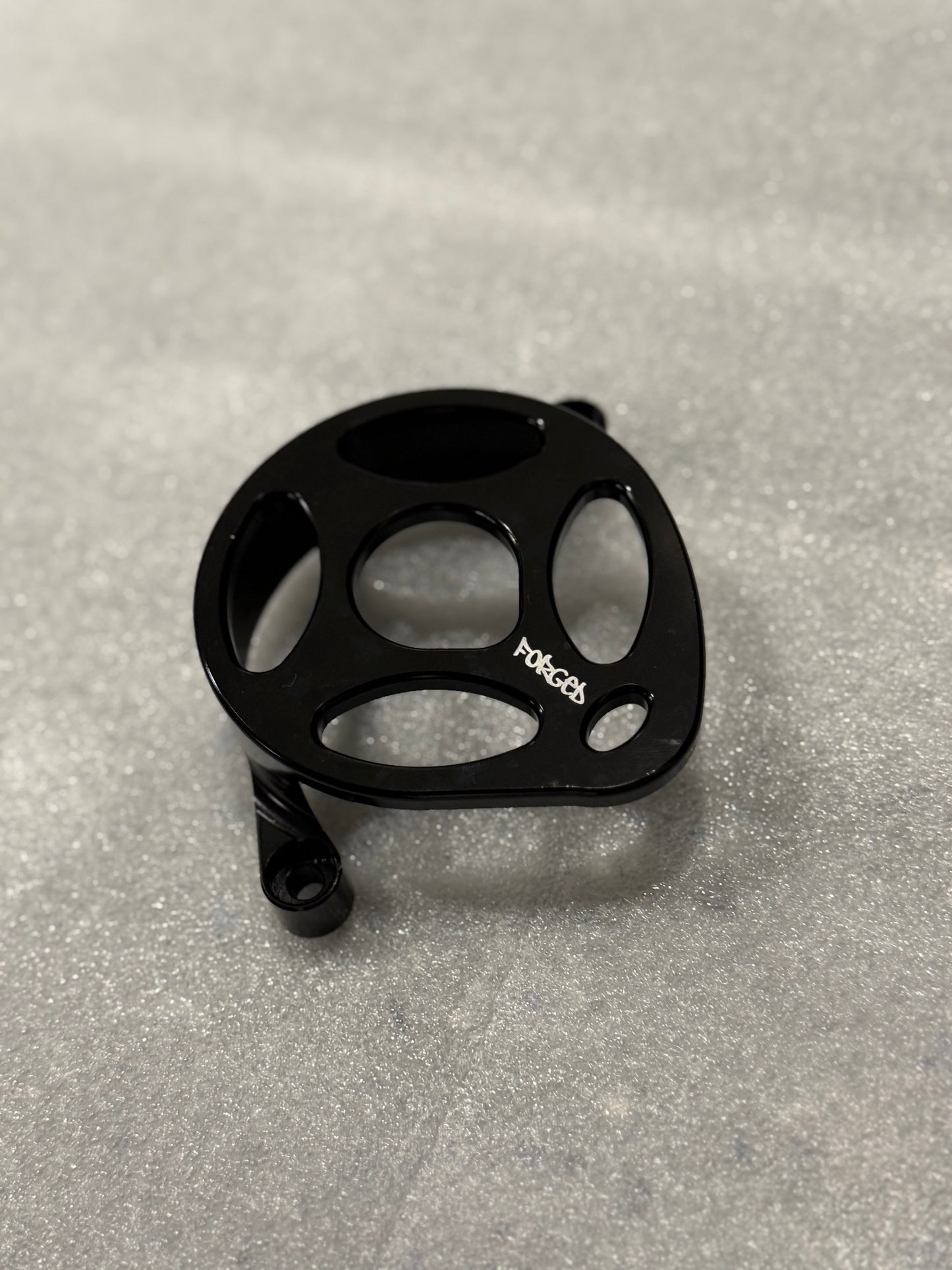 Surron Ultra Bee Metal Motor Cover | CNC Upgrade Replacement (Black & Chrome)