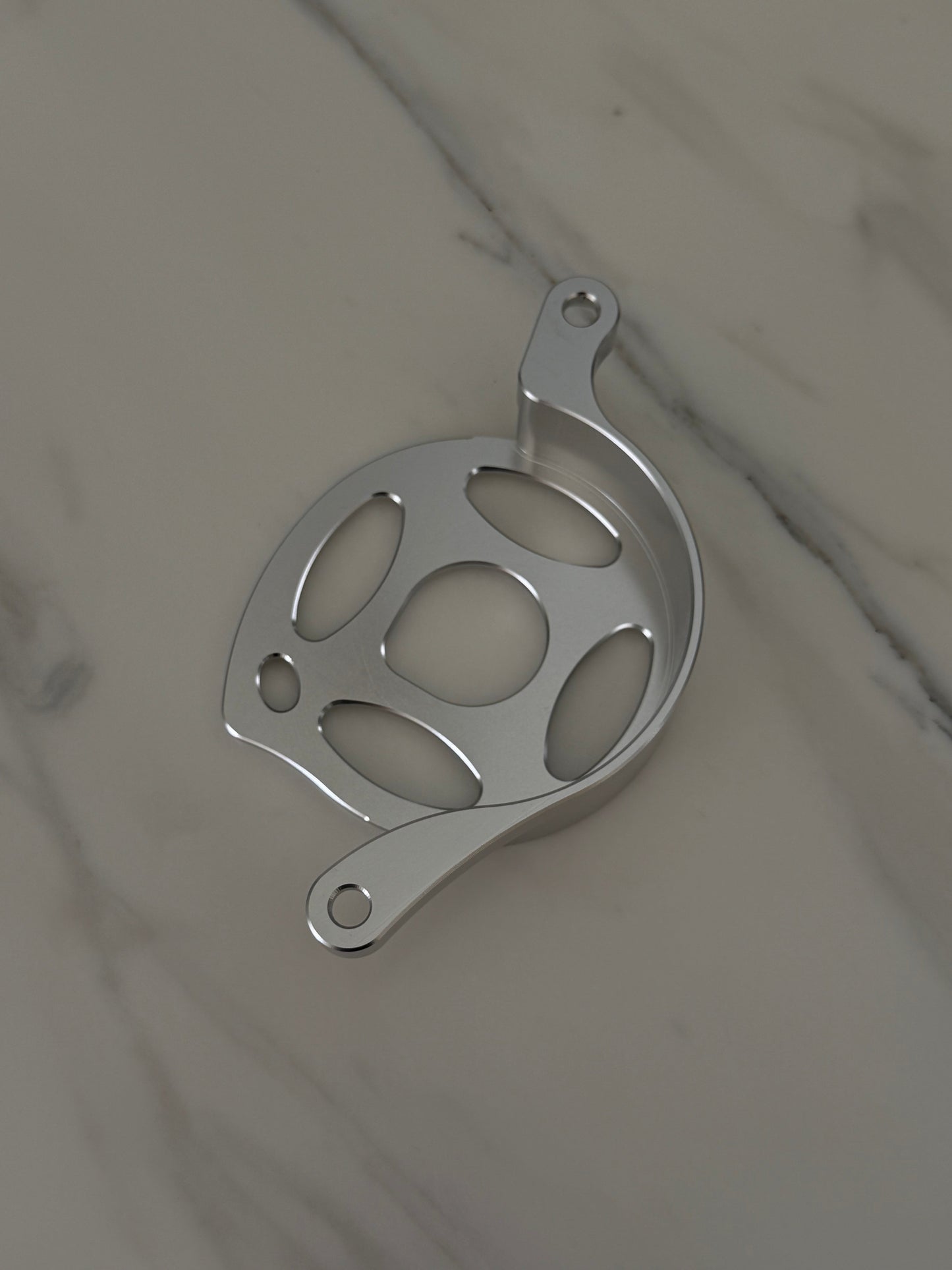 Surron Light Bee X & E-Ride Metal Motor Cover | CNC Upgrade Replacement (Black & Chrome)