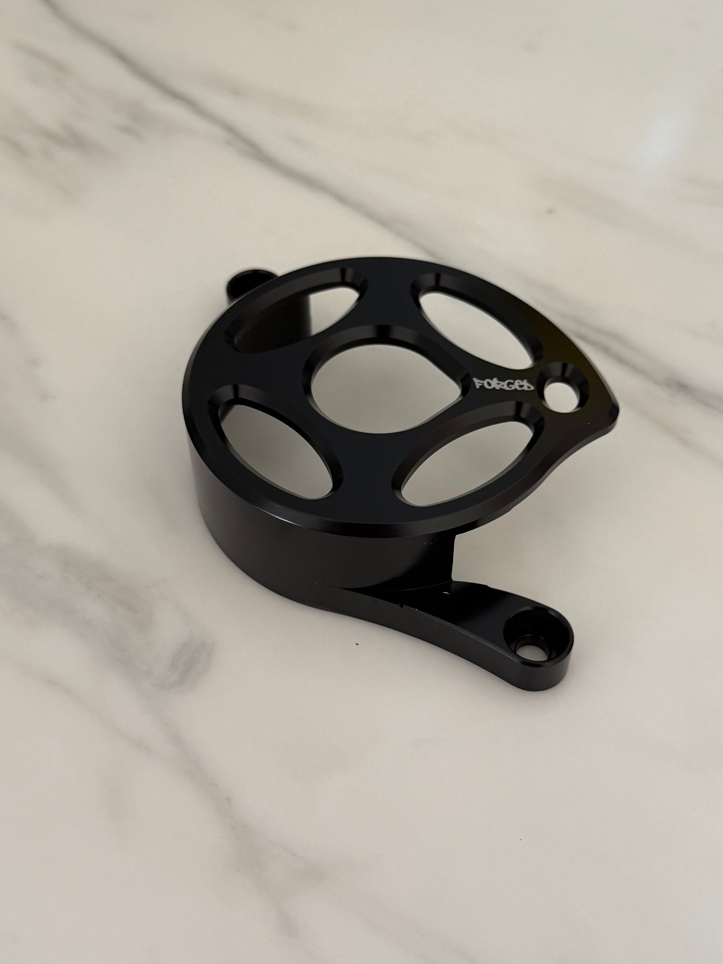 Surron Light Bee X & E-Ride Metal Motor Cover | CNC Upgrade Replacement (Black & Chrome)