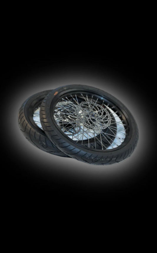 Light Bee/Eride Supermoto Wheel Set