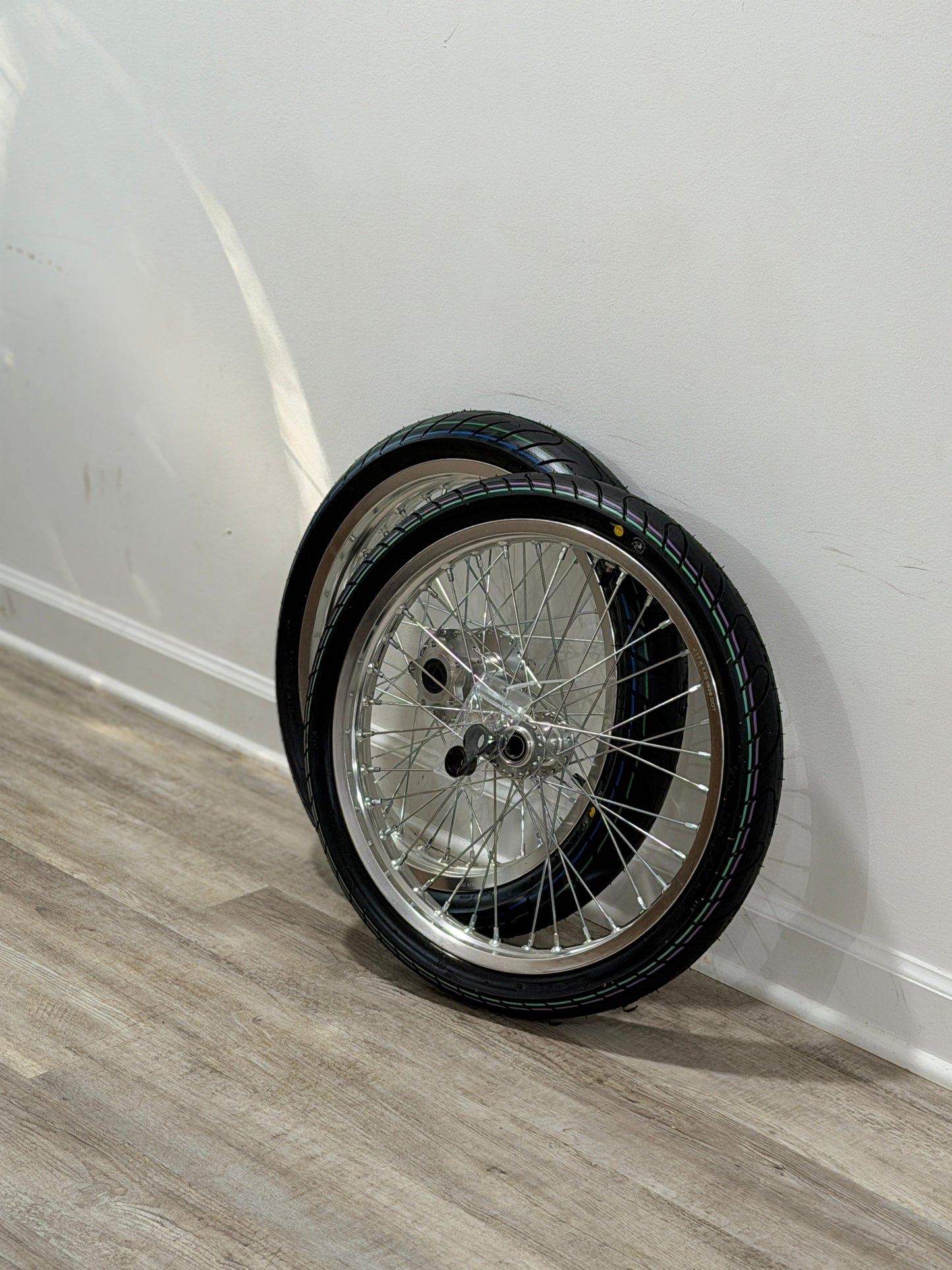 Chrome Talaria XXX/MX3/MX4 Supermoto Wheel Set