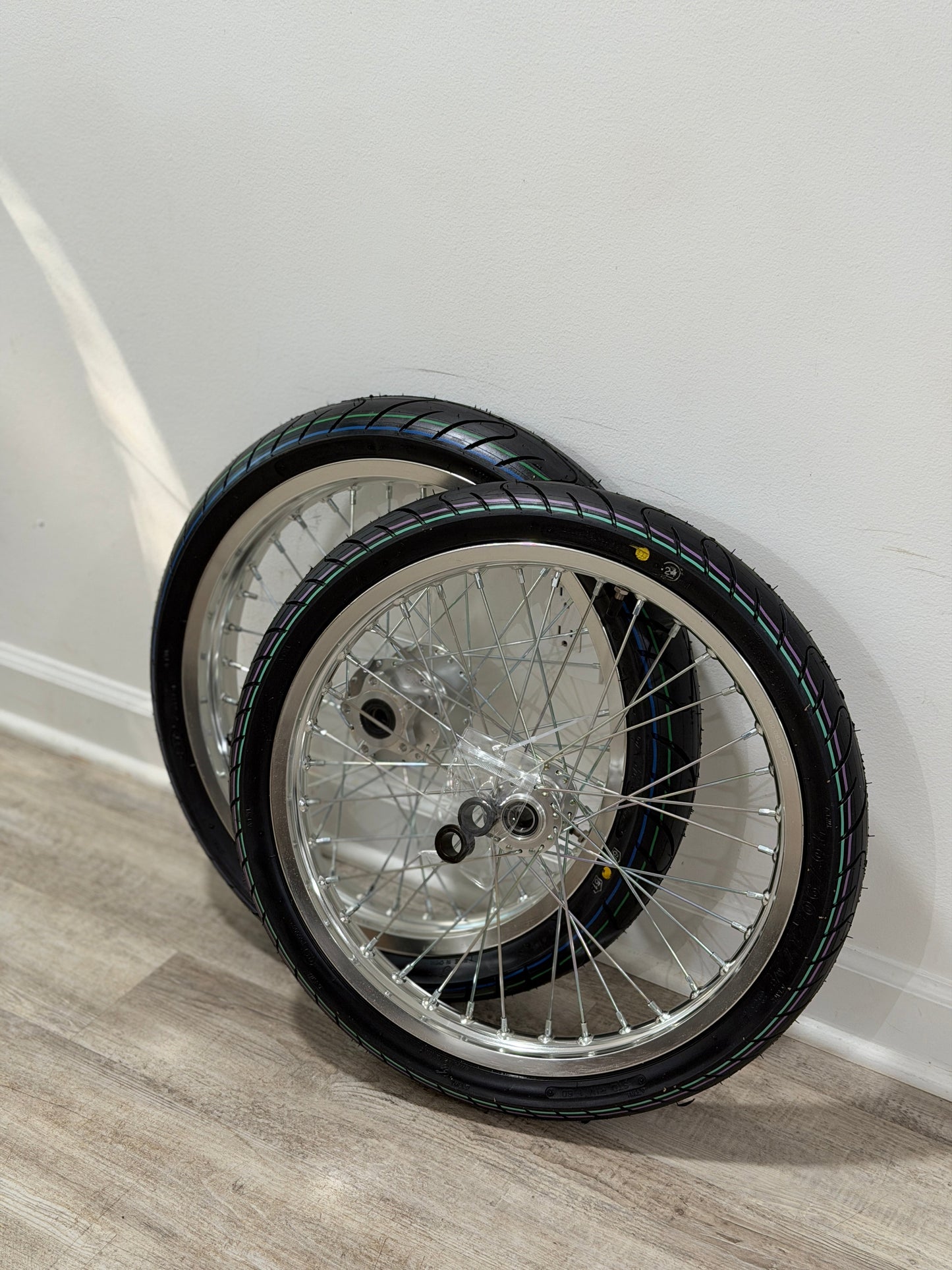 Chrome Talaria XXX/MX3/MX4 Supermoto Wheel Set