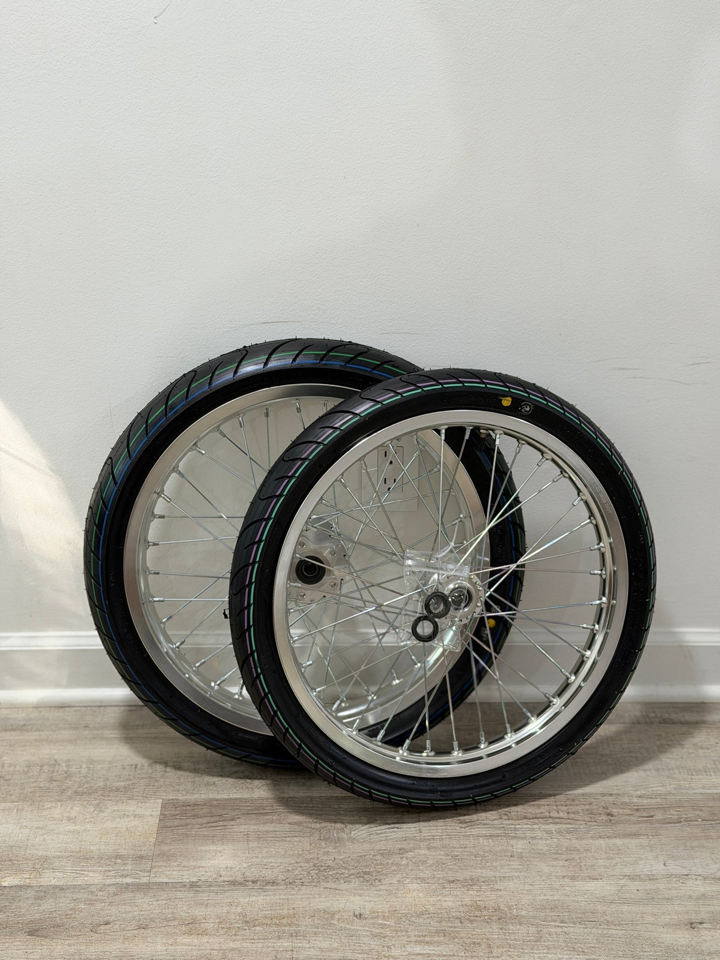 Chrome Talaria XXX/MX3/MX4 Supermoto Wheel Set